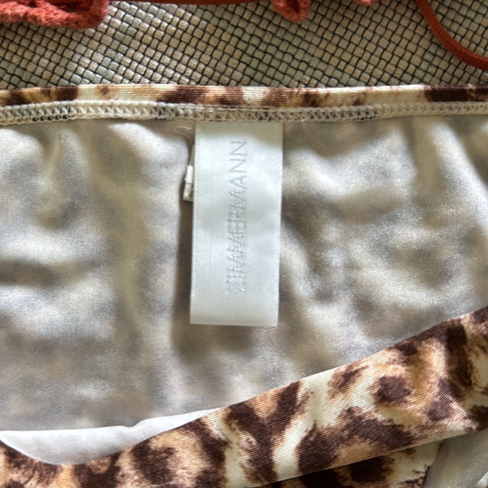 Zimmermann Alchemy Crochet Leopard Bikini Size 2 - Picture 7 of 11